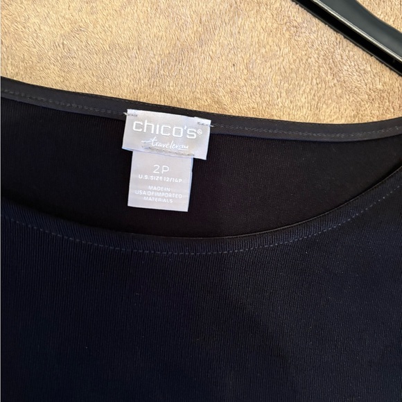Chico’s travelers Black top and pants size 2P (12-14) - Picture 7 of 11